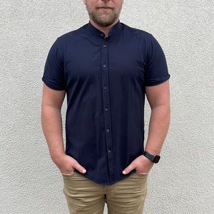 Men’s Zara Shirt in Navy Blue